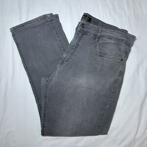 UrbanStar Mens Gray Wash Straight Leg Stretch Jeans 38x30 Style 02513692CU